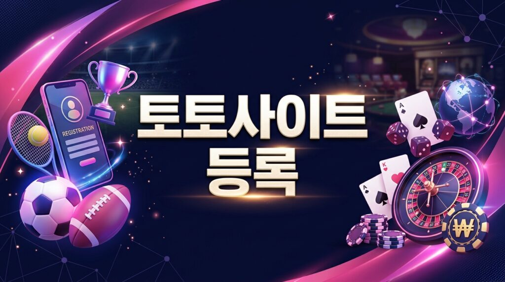 토토사이트 등록