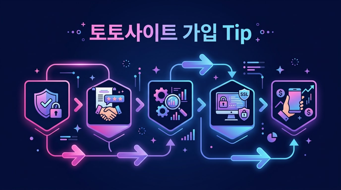 토토사이트 가입 Tip