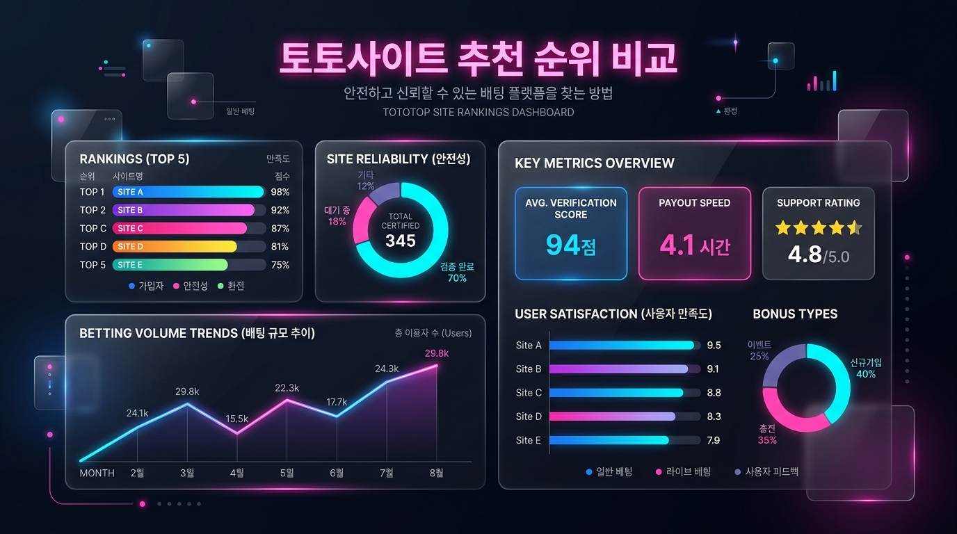 토토사이트 추천 순위 비교
