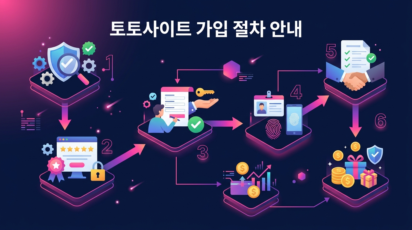 토토사이트 가입 절차 안내