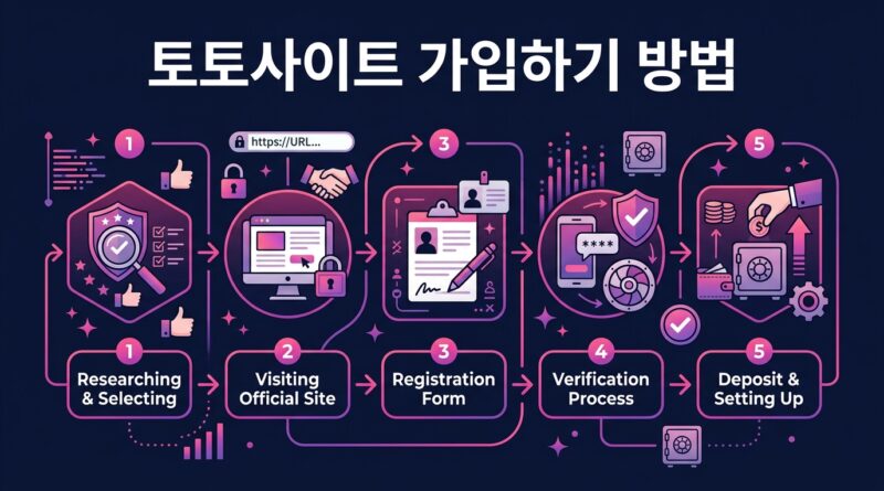 토토사이트 가입하기 방법
